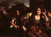  Giovanni Francesco  Guercino Semiramis Receiving Word of the Revolt of Babylon oil painting picture wholesale